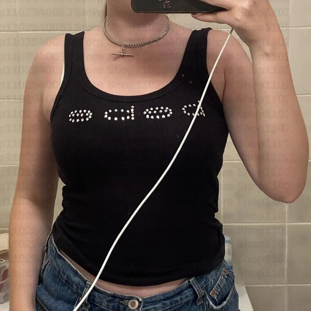 Trendy Sleeveless Crop Top