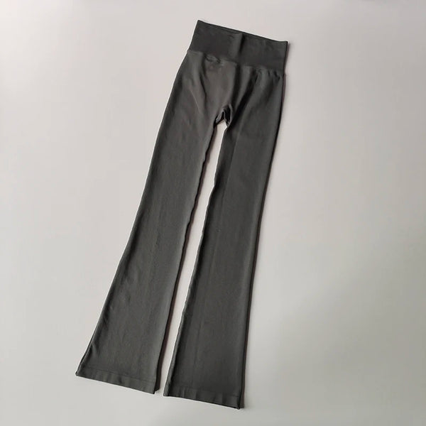 High-Waist Flare Fitness Leggings