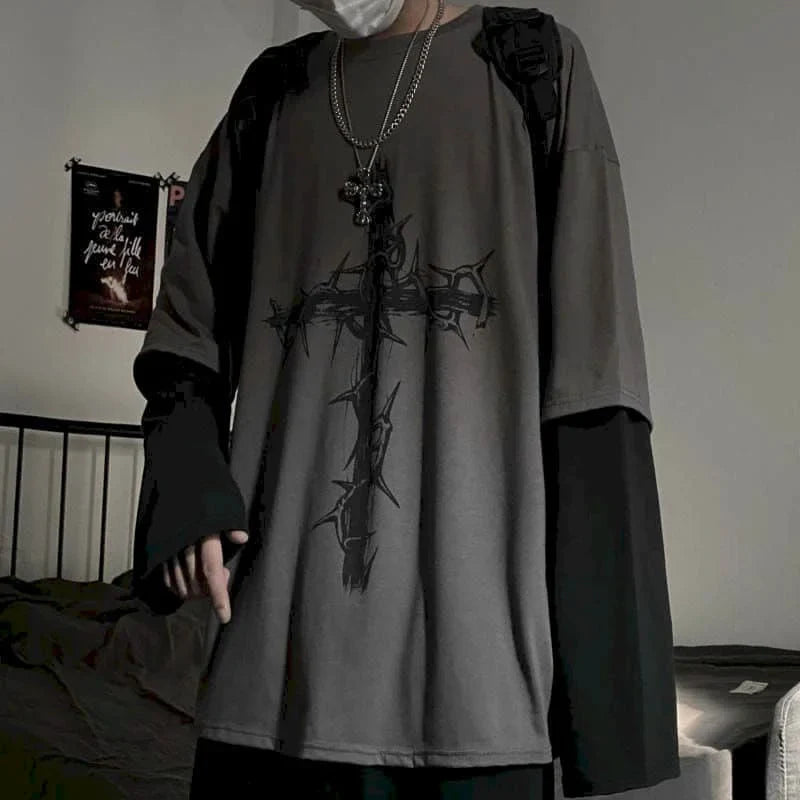 Trendy Y2K Oversized Tee
