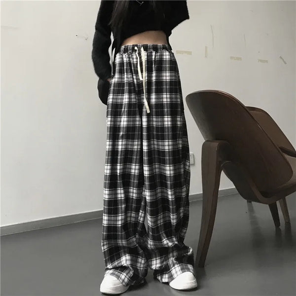 Cozy Plaid Sweatpants for Women