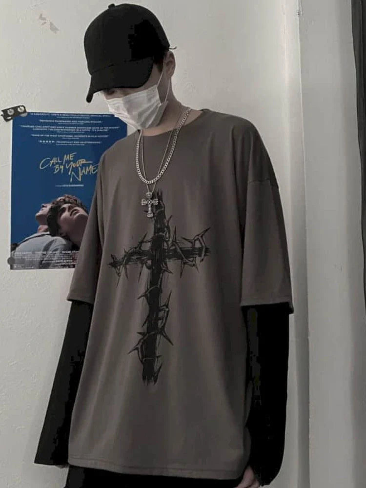 Trendy Y2K Oversized Tee