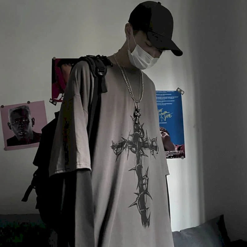 Trendy Y2K Oversized Tee