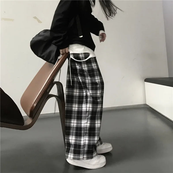 Cozy Plaid Sweatpants for Women