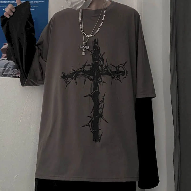 Trendy Y2K Oversized Tee