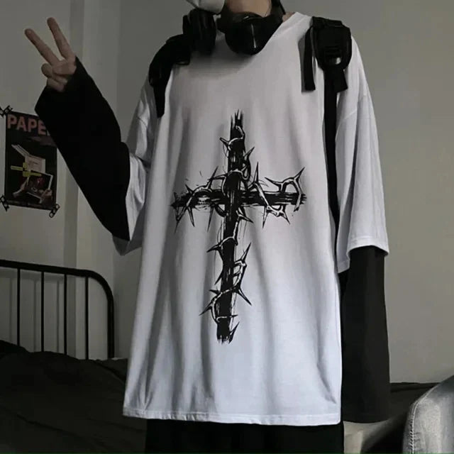 Trendy Y2K Oversized Tee